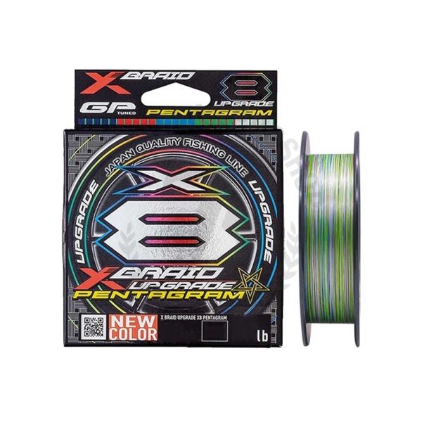 YGK X-Braid Upgrade X8 Pentagram 150m #0.8/0.148mm 16lb/7.3kg