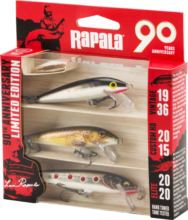 Rapala 90 Years Lure Kit Floater Small Naturistic