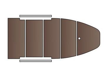 Пайол фанерний со стрингерами КМ-450DSL (настил, стрингера, сумка)