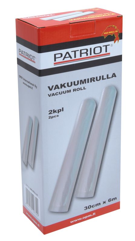 Patriot Vacuumkile rull 30cm x 6m 2-pack